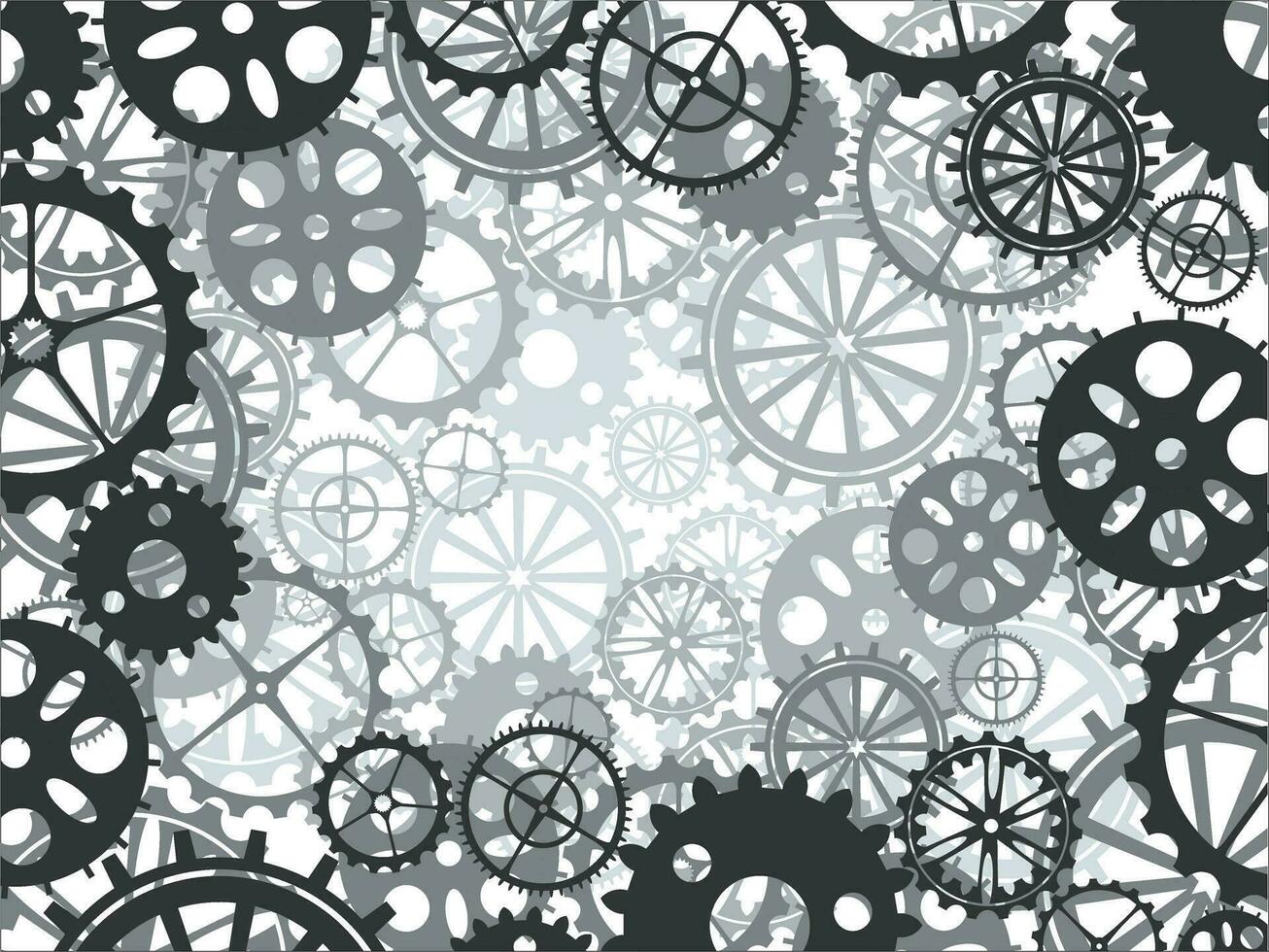 Cogwheel background in vector. Gear vector