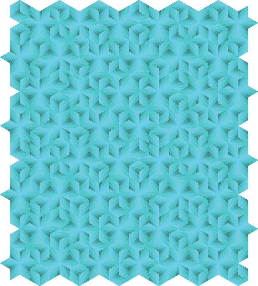 Seamless light blue rhombus pattern in vector on transparent background.