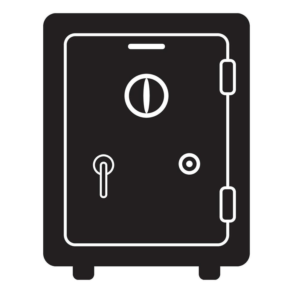 money safe box icon logo vector design