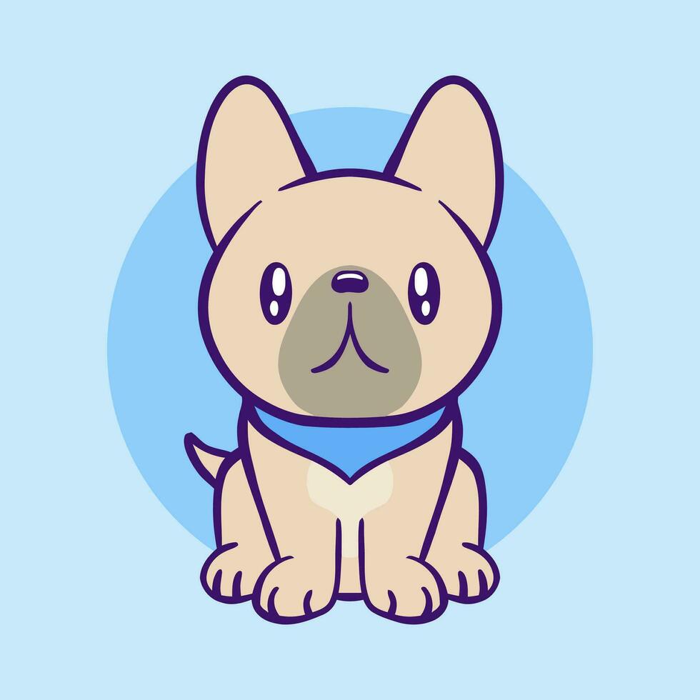 linda perro para de colores antecedentes aislado logo vector