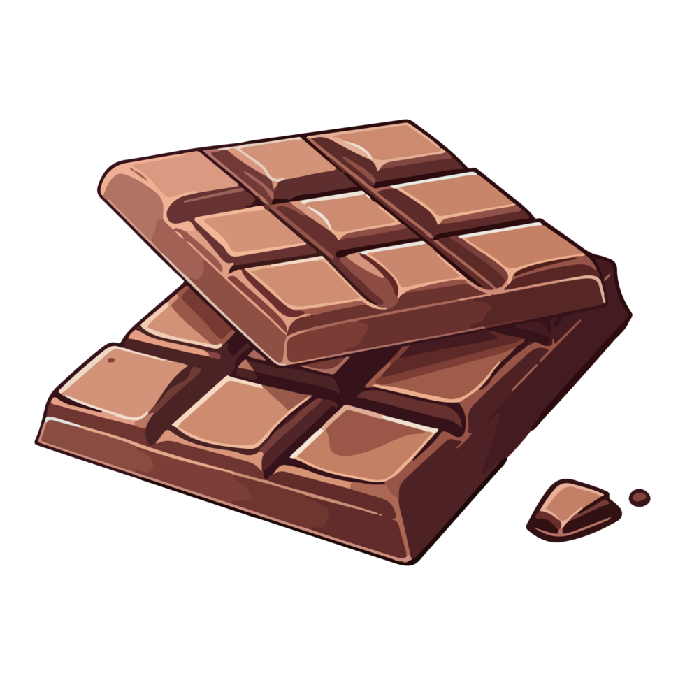 Chocholate icon cartoon ai generative png