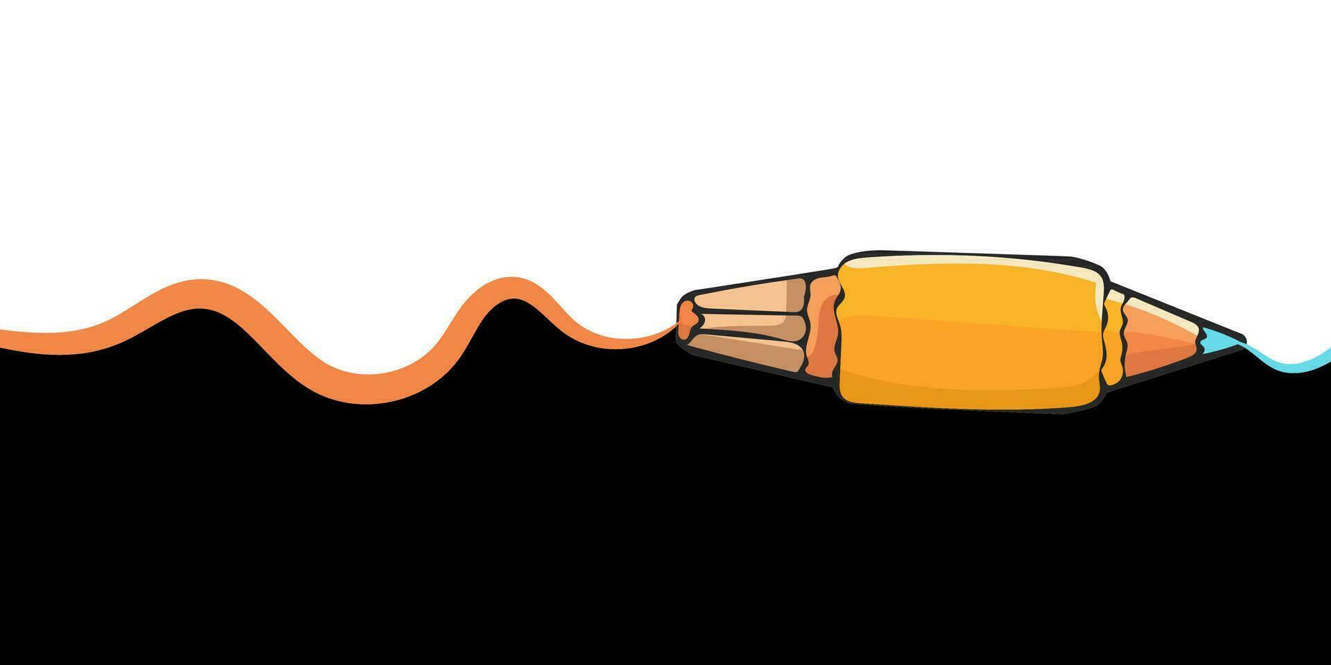 back to school background with pencil icon vector