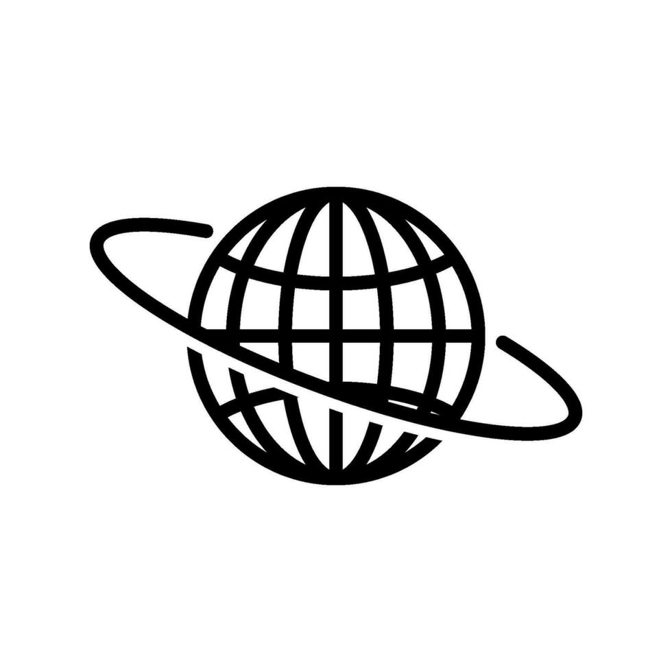 globe sign symbol vector
