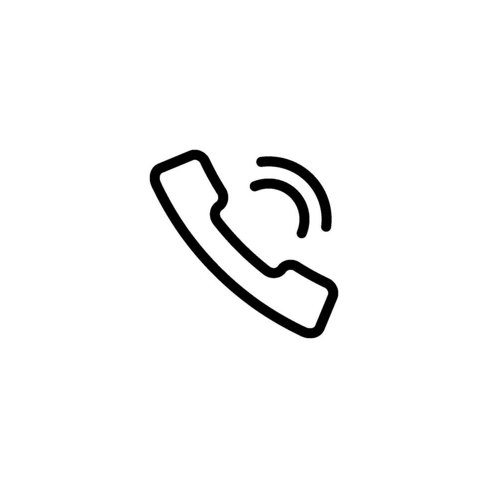 telephone sign symbol vector