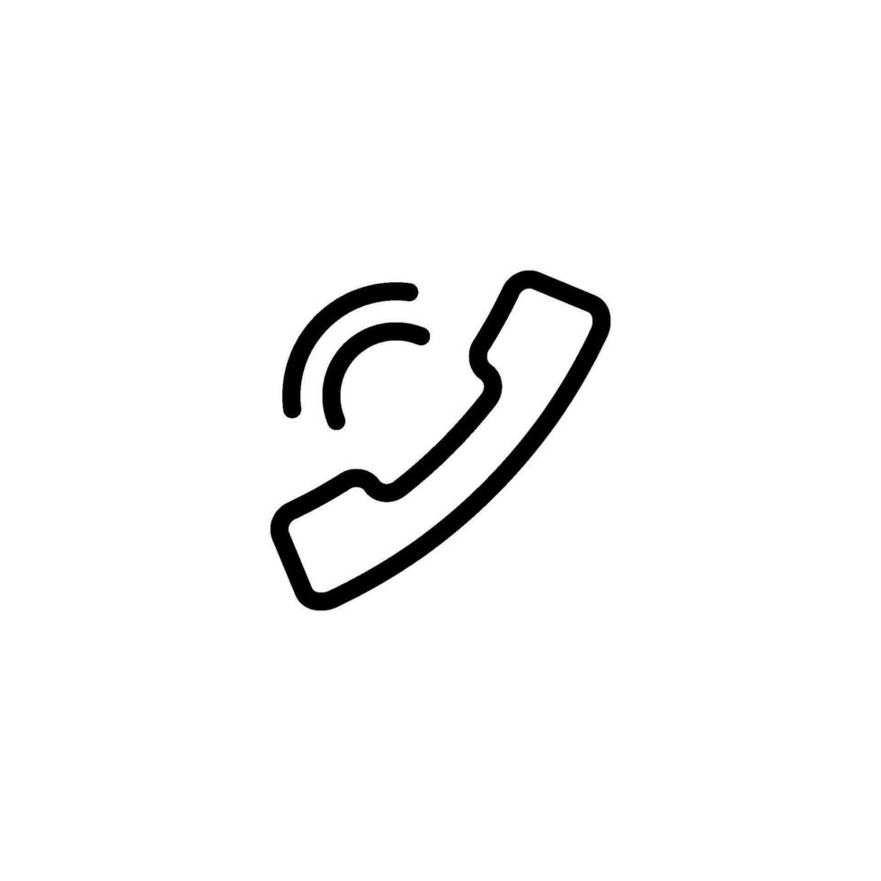 telephone sign symbol vector