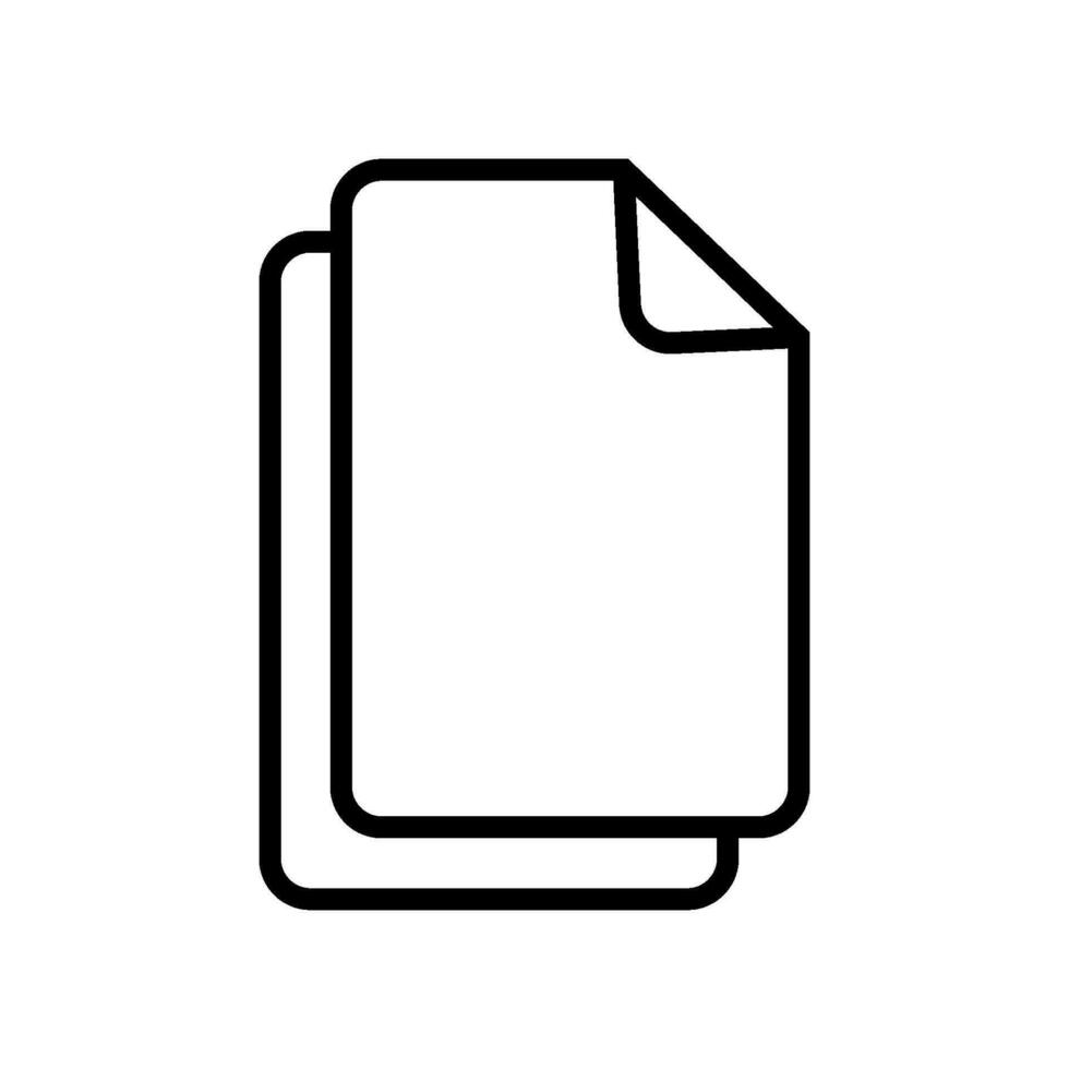 paper sheet sign symbol vector