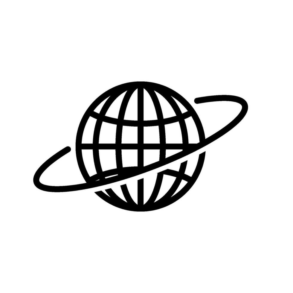 globe sign symbol vector