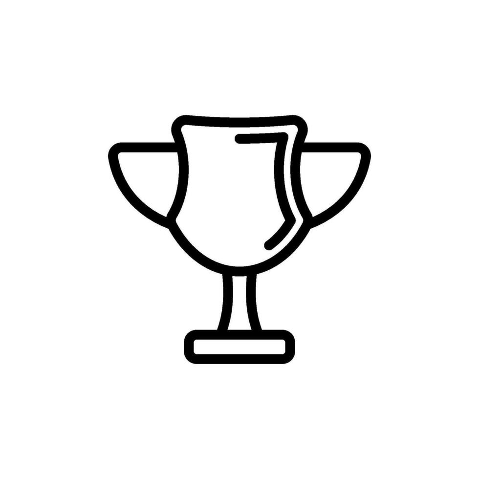 trophy sign symbol vector