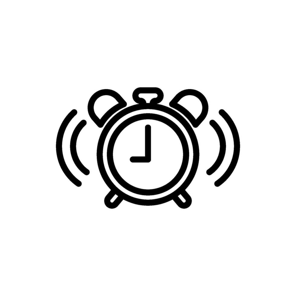 alarm clock sign symbol vector