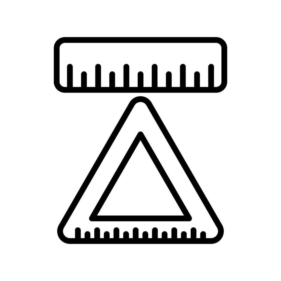 ruler sign symbol vector