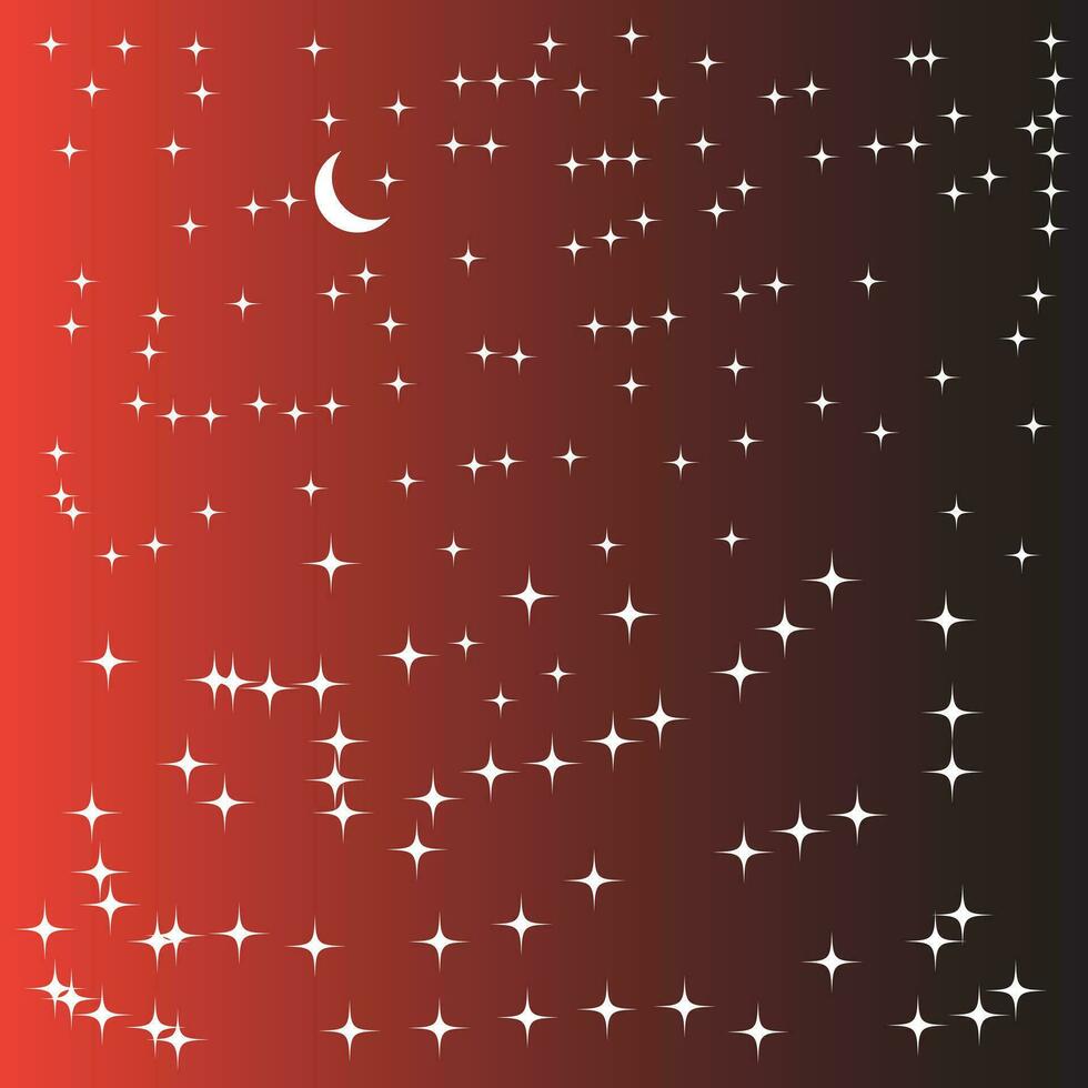 Stars of different shapes, a set of templates for greeting card, poster, vector illustration, background