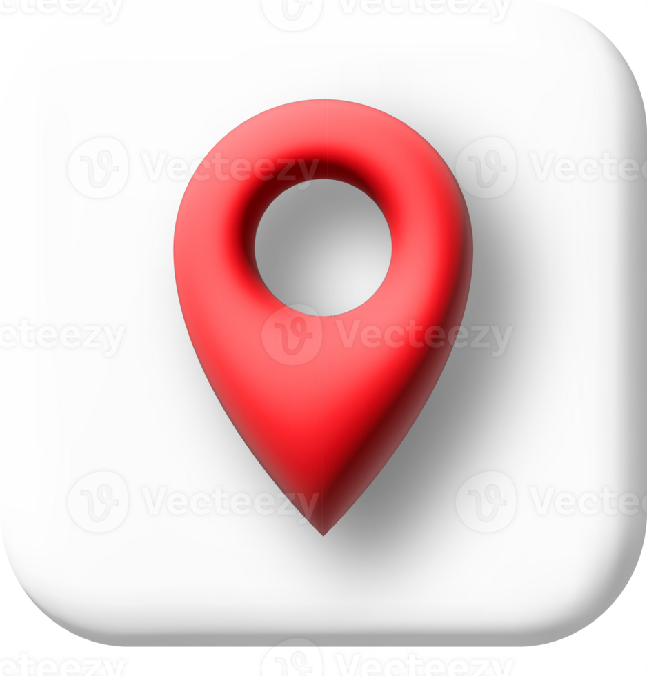 Checkmark icon. Approvement concept. Geolocation map mark, point location. 3d cartoon illustration. png