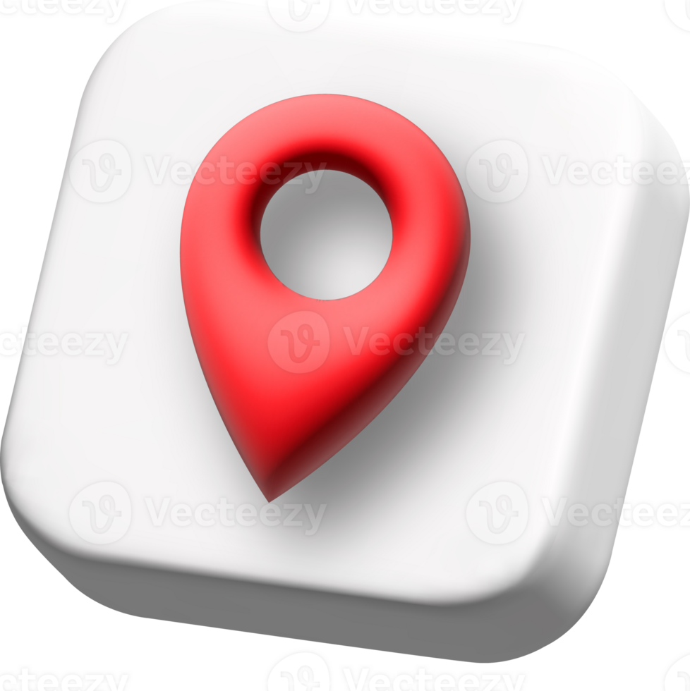 Checkmark icon. Approvement concept. Geolocation map mark, point location. 3d cartoon illustration. png