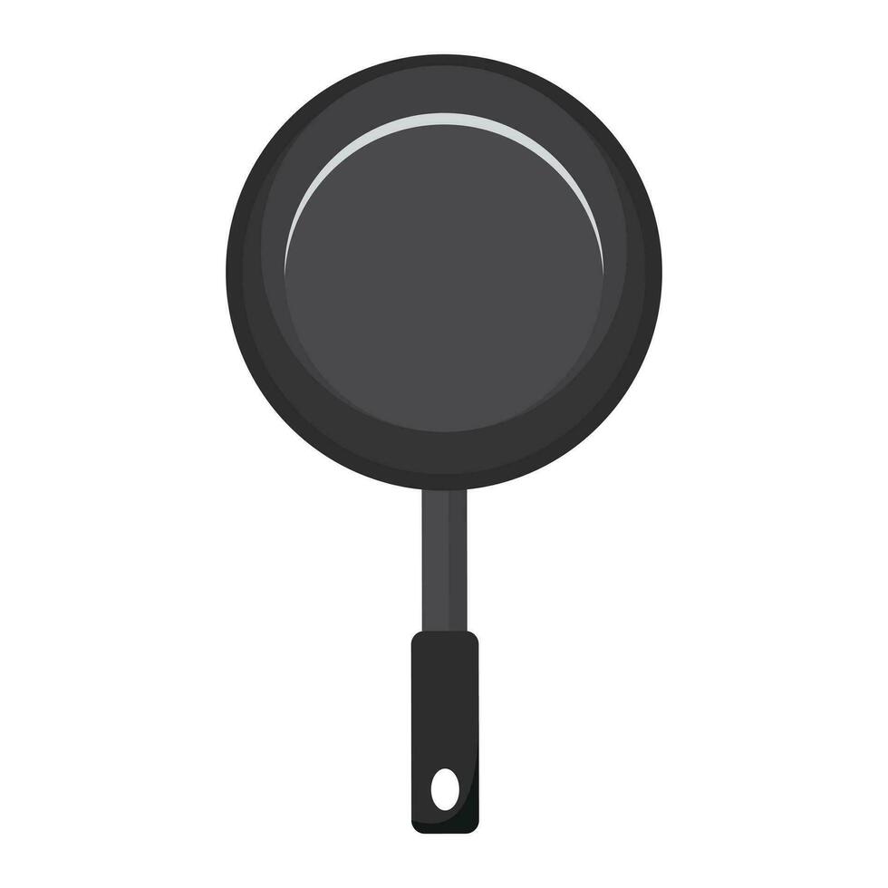 Free Frying pan vector flat design illustration asset template image