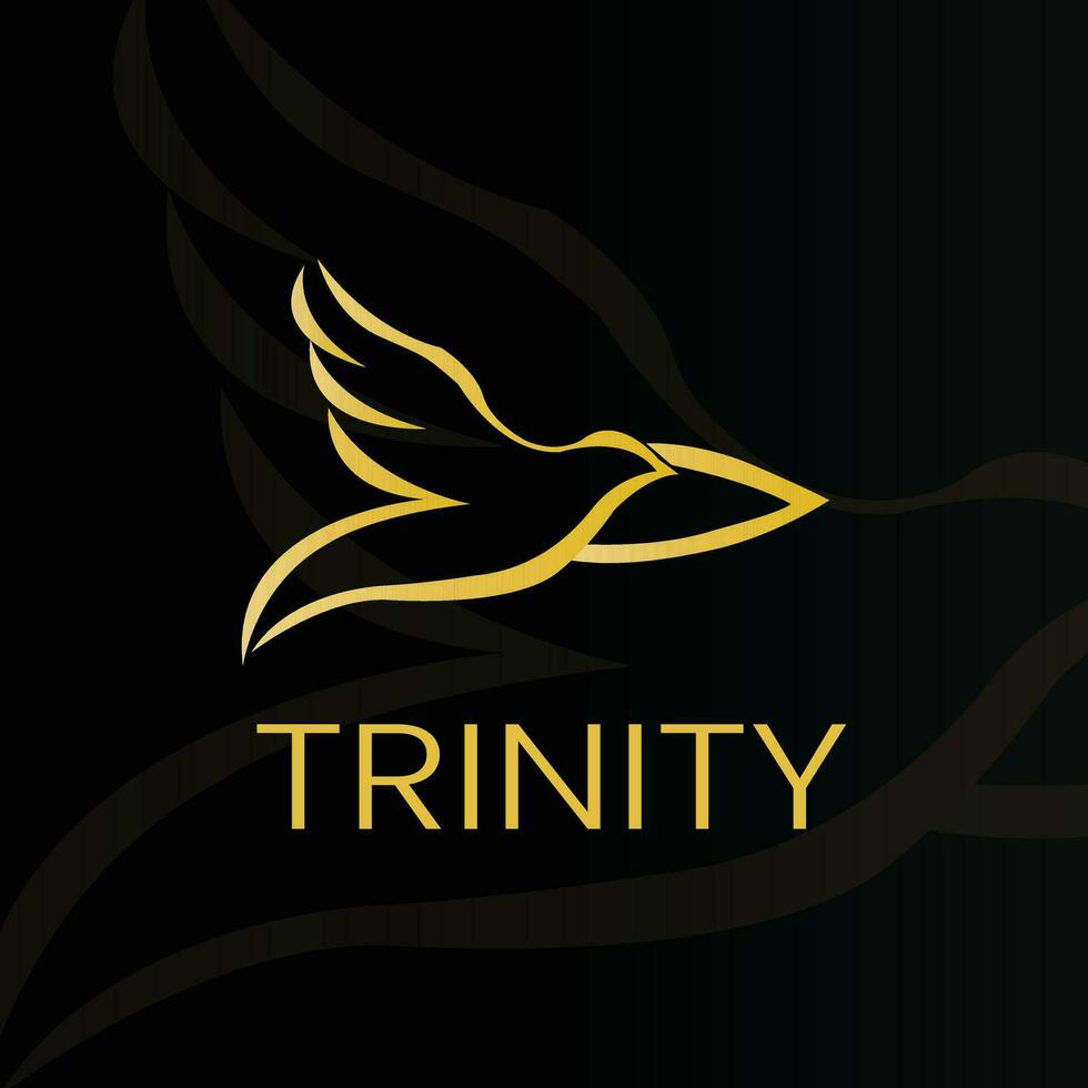 Trinity Church Logo Template vector