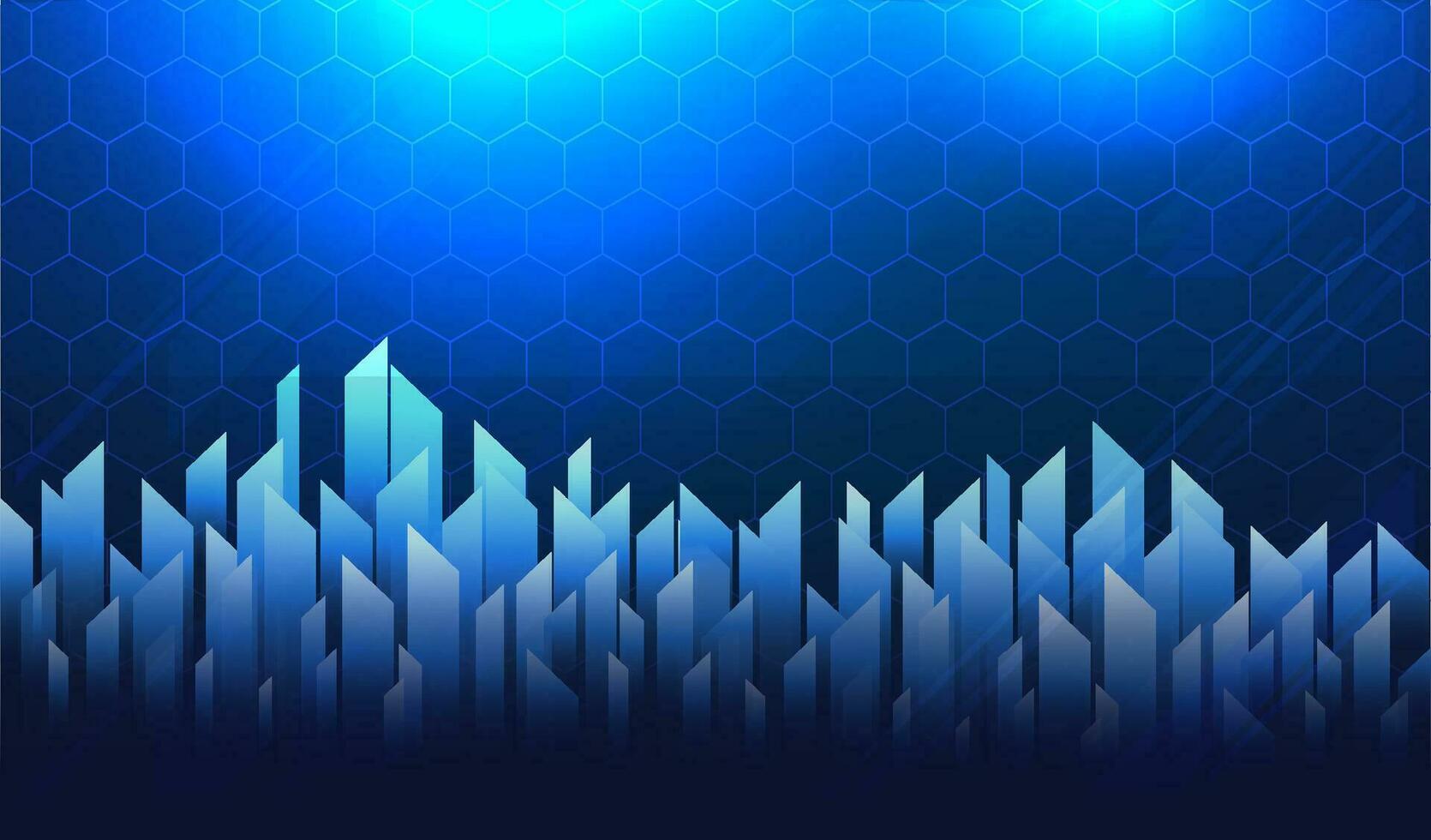 Digital Technology Cyber Blue Grid Abstract Background vector