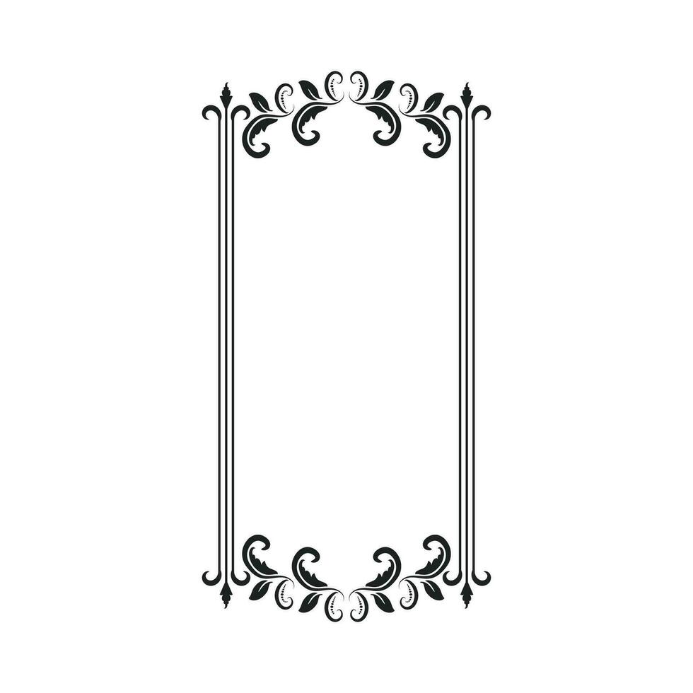 Flourish borders, decorative vintage frames and borders floral frame, Ornamental design lace borders and corners Vector