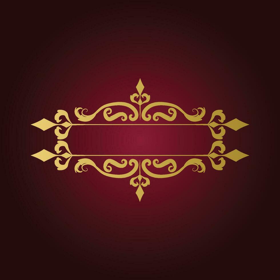 Calligraphic Design Element, decorative vector frame, Decorative swirl
