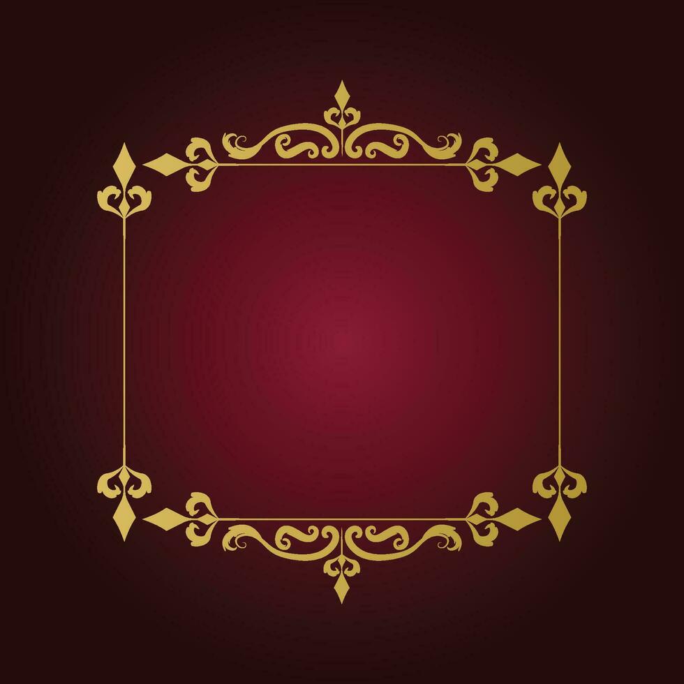 Calligraphic Design Element, decorative vector frame, Decorative swirl