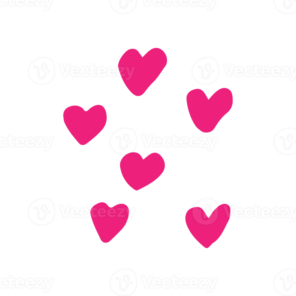 pink hearts pattern 25777596 PNG