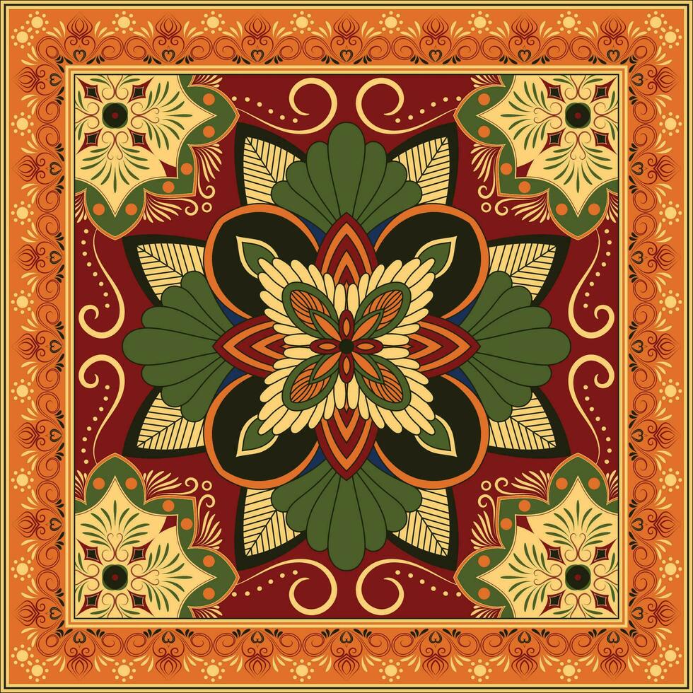 alfombra modelo. rectangular oración esteras, oración esteras, té esteras, meditación esteras vector