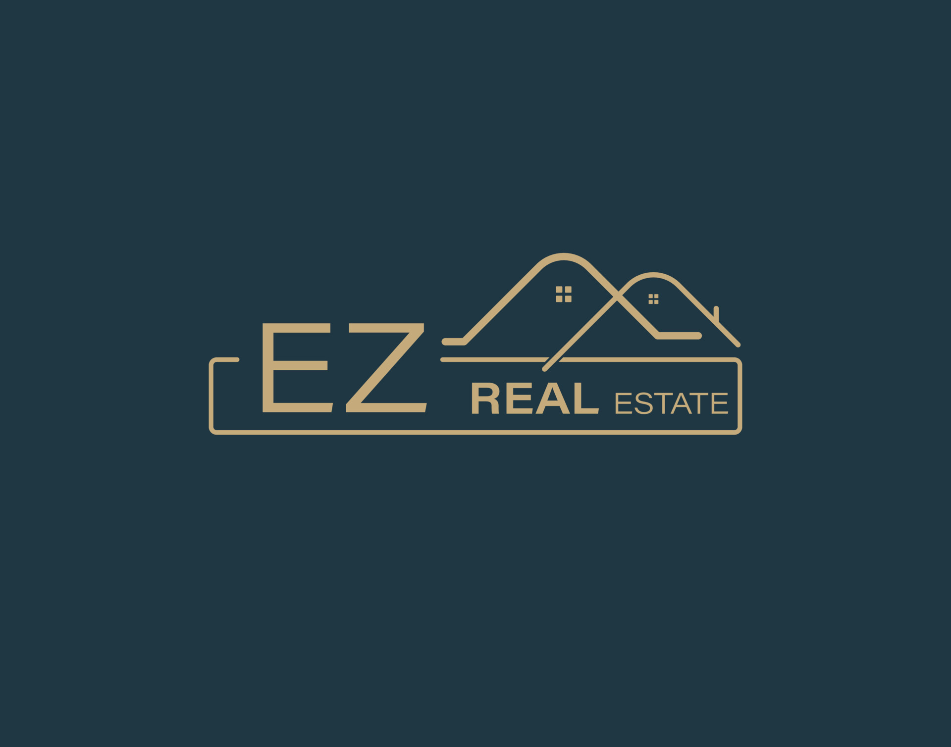 EZ Real Estate Consultants Logo Design Vectors images. Luxury Real