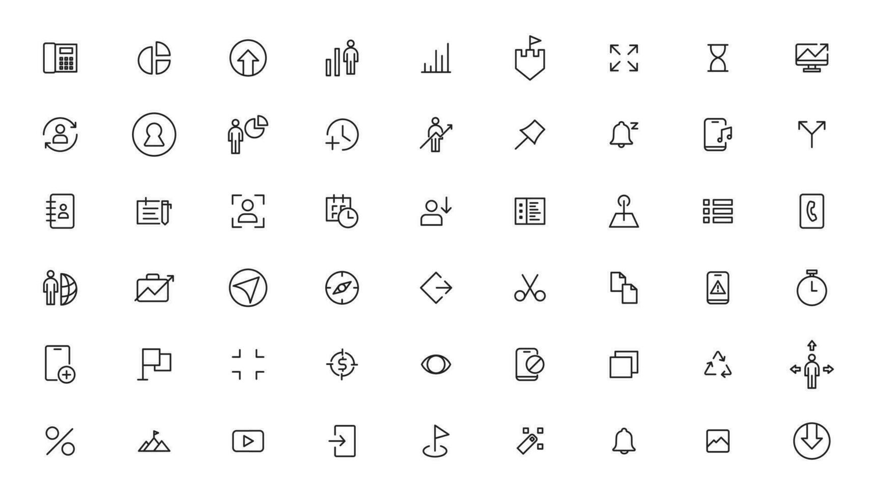 Vector business and finance editable stroke line icon set with money, bank, check, law, auction, exchance, payment, wallet, deposit, piggy, calculator, web and more isolated outline thin symbol