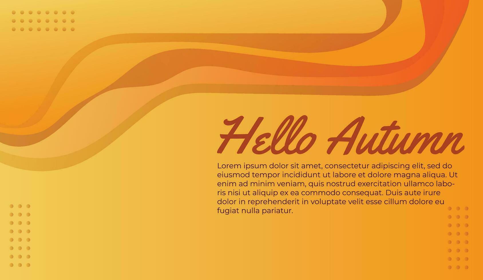 Abstract liquid autumn background. Colorful geometric shapes with fall colors. Orange and red leaves in a modern fluid shape. Ideal autumn backdrop or web banner. vector