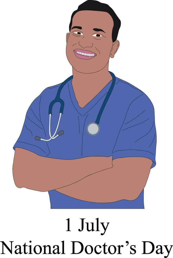 nacional del doctor día vector Arte