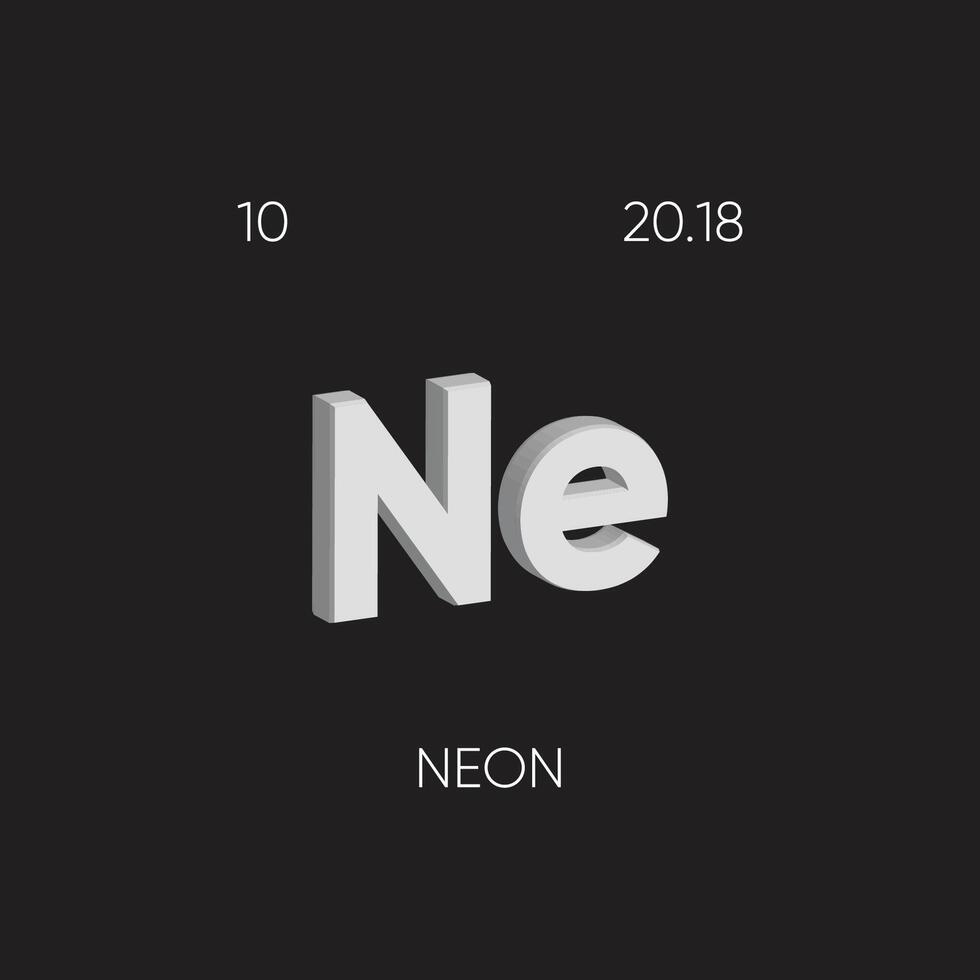 One of the Periodic Table Elements with name and atomic number vector