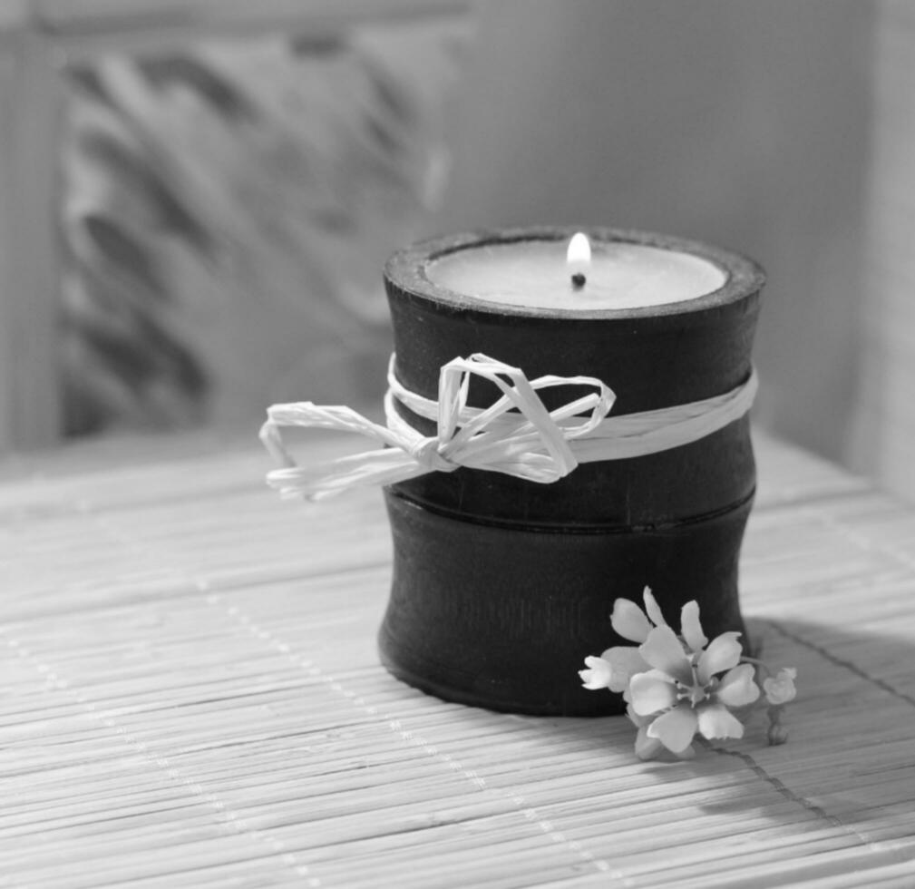 candle aesthetic background photo