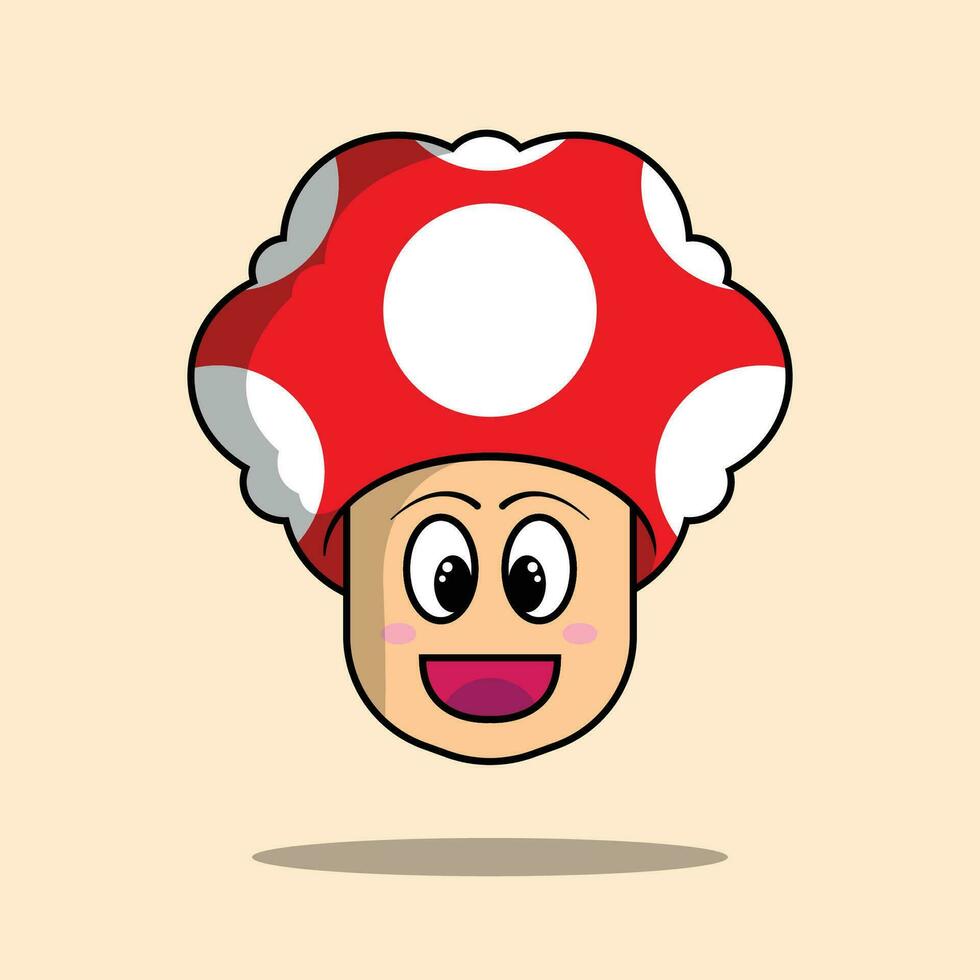 Curly Mushroom Game vector