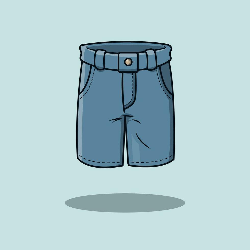 corto pantalones el ilustración vector