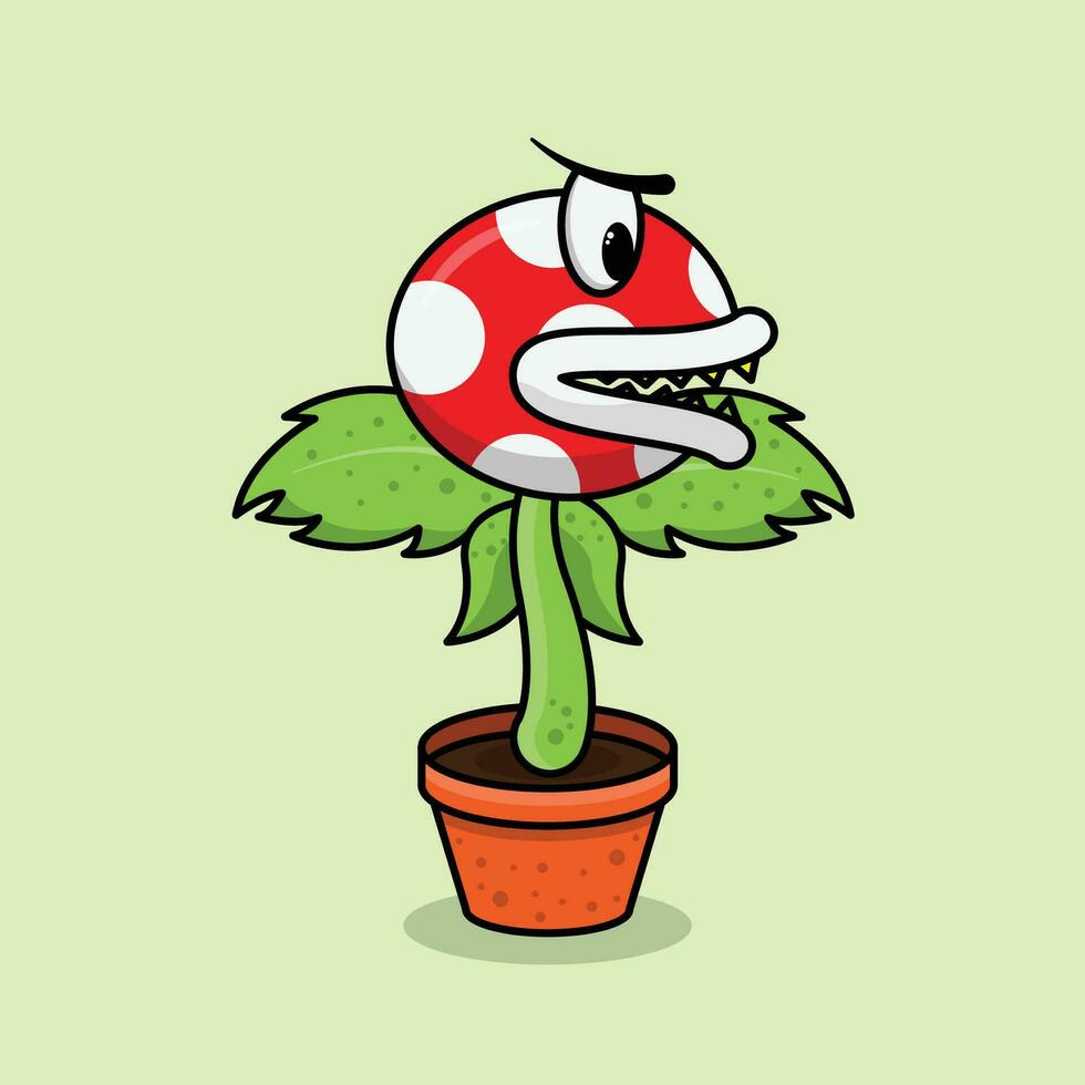 Monster Flower Game vector