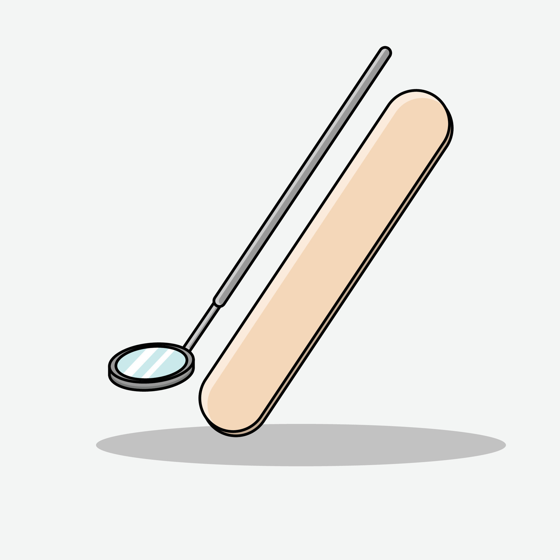 The Illustration of Tongue Blade 25780085 Vector Art at Vecteezy