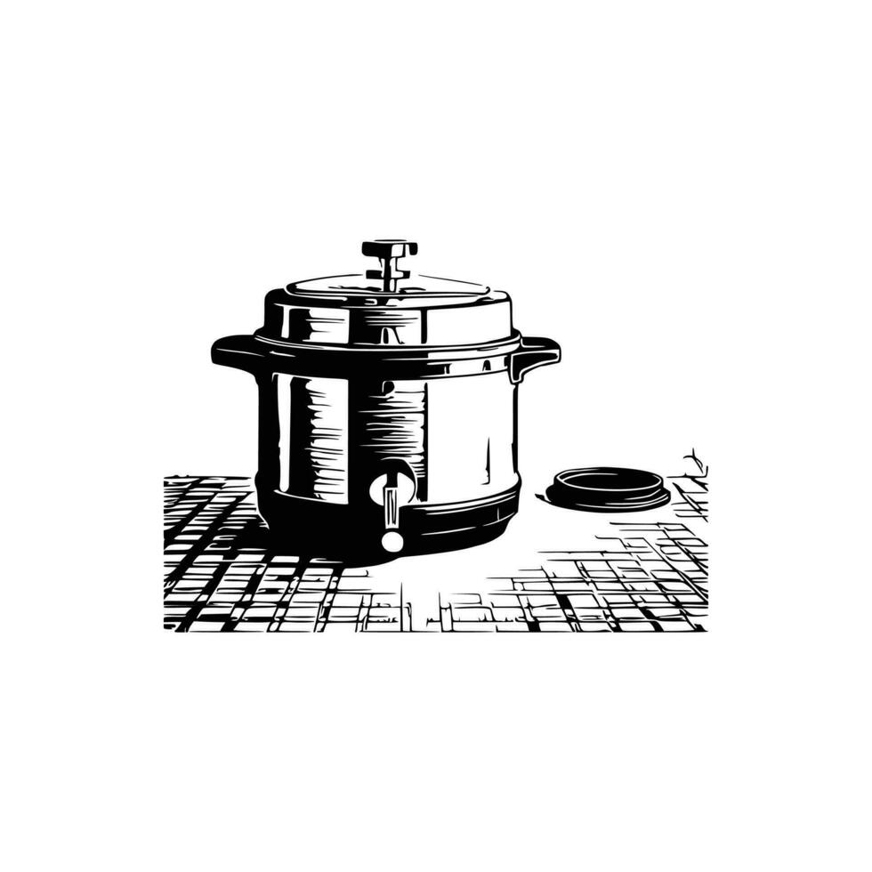 Pressure cooker vector design