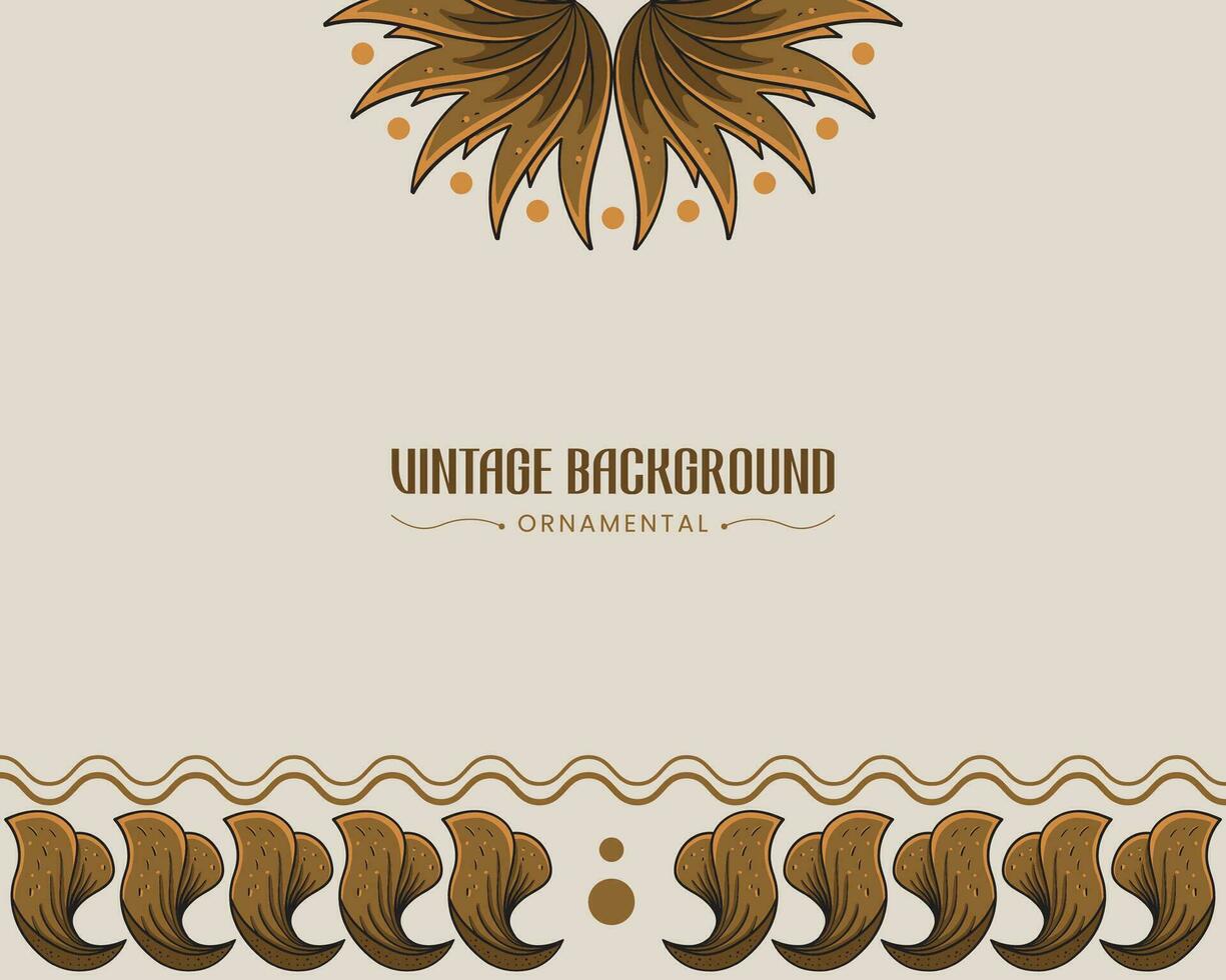 Vintage elegant background cover wedding invitation and art card vector