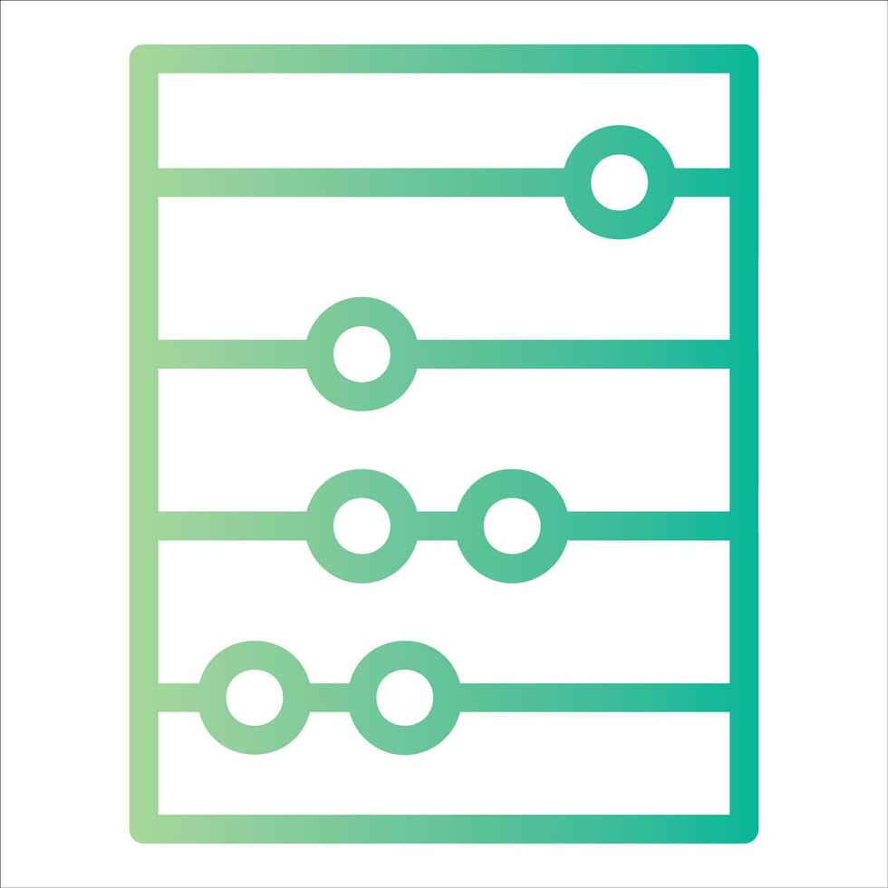 abacus in flat design style vector