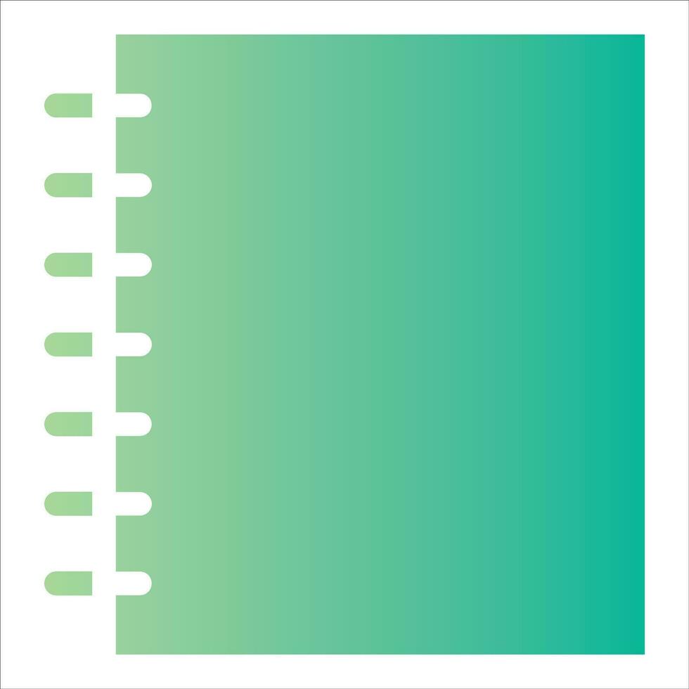 notebook in flat design style vector