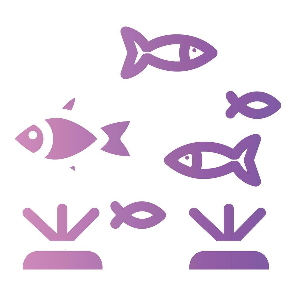 ocean in flat design style vector