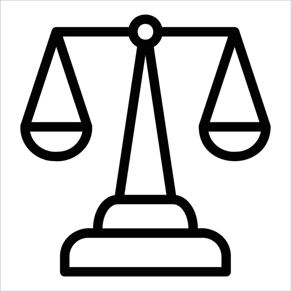 scale in flat design style vector