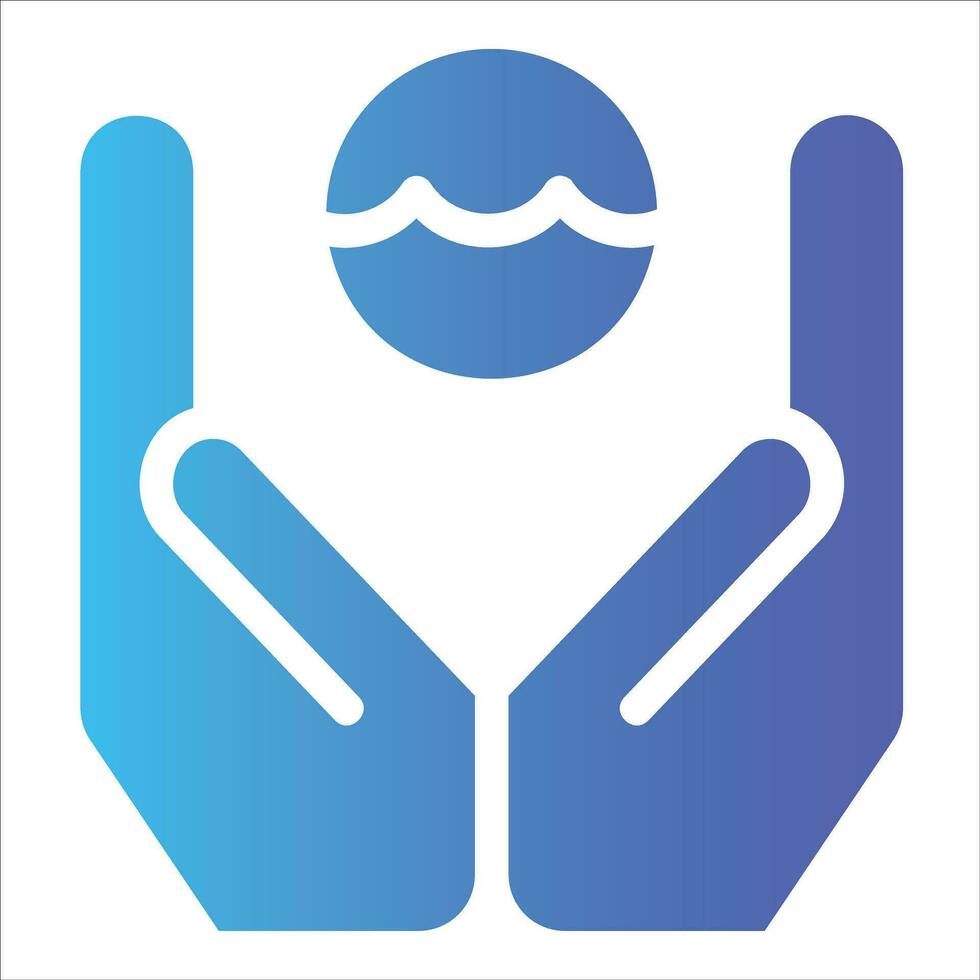 world oceans day in flat design style vector