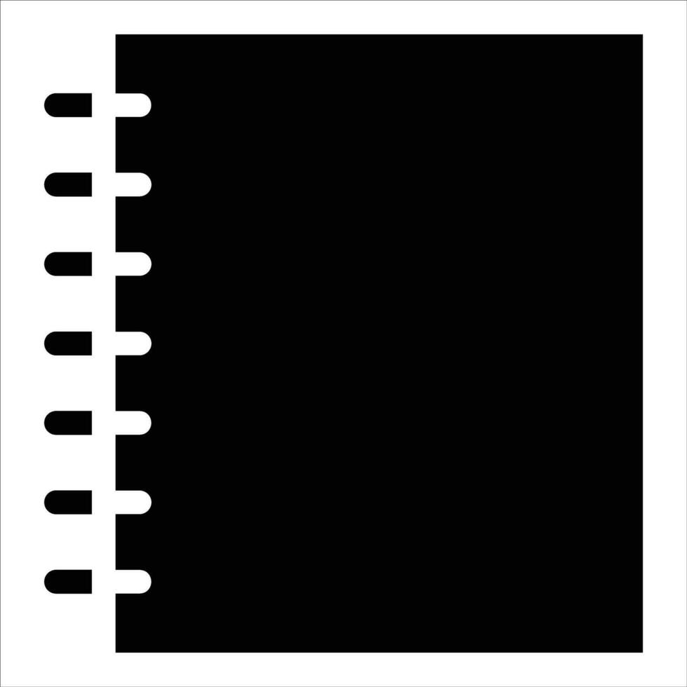 notebook in flat design style vector