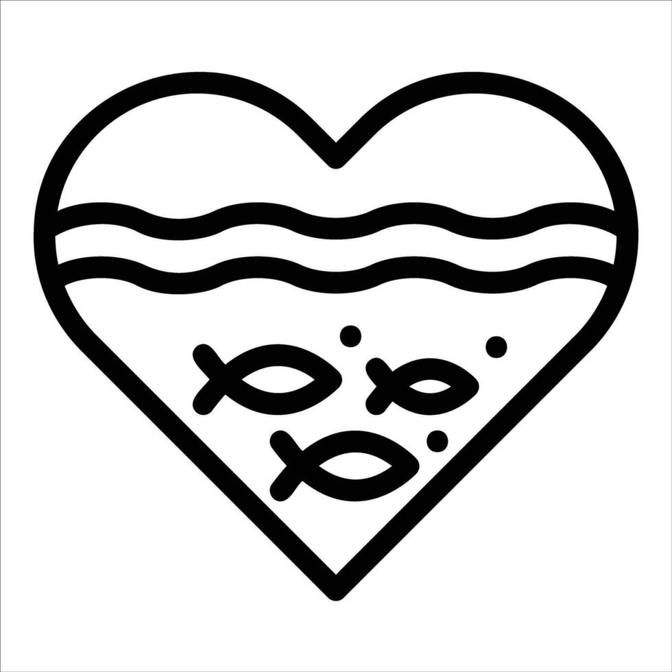 corazón en plano diseño estilo vector