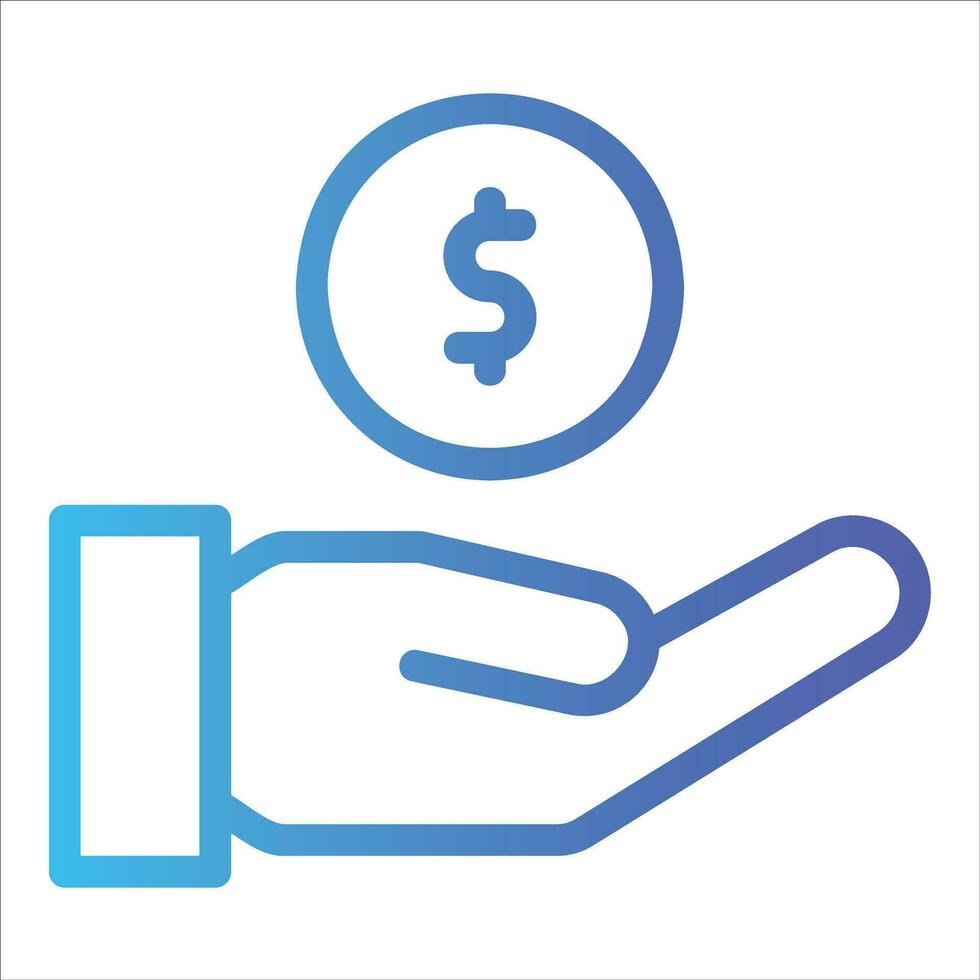 money in flat design style vector