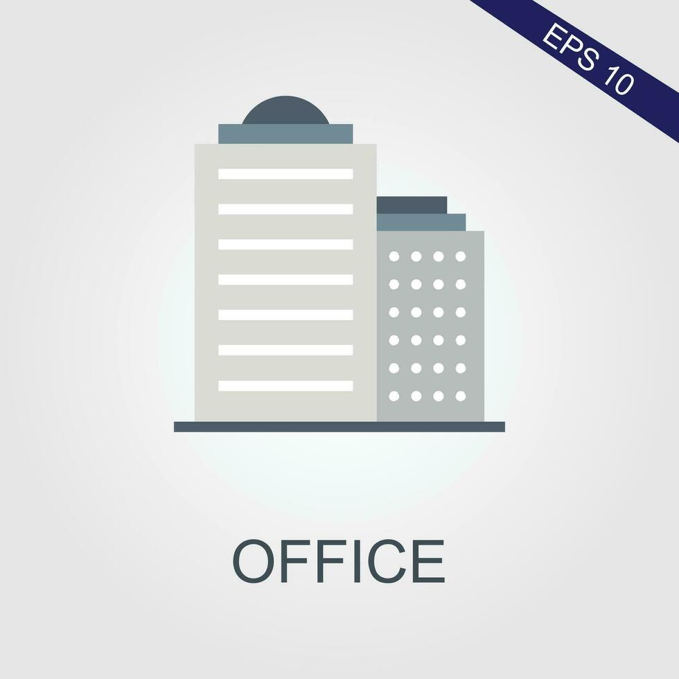 office flat icons eps file vector