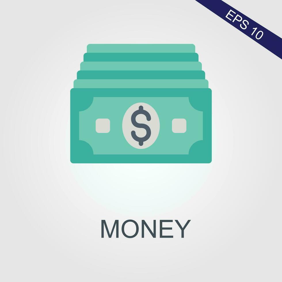 money flat icons eps file vector