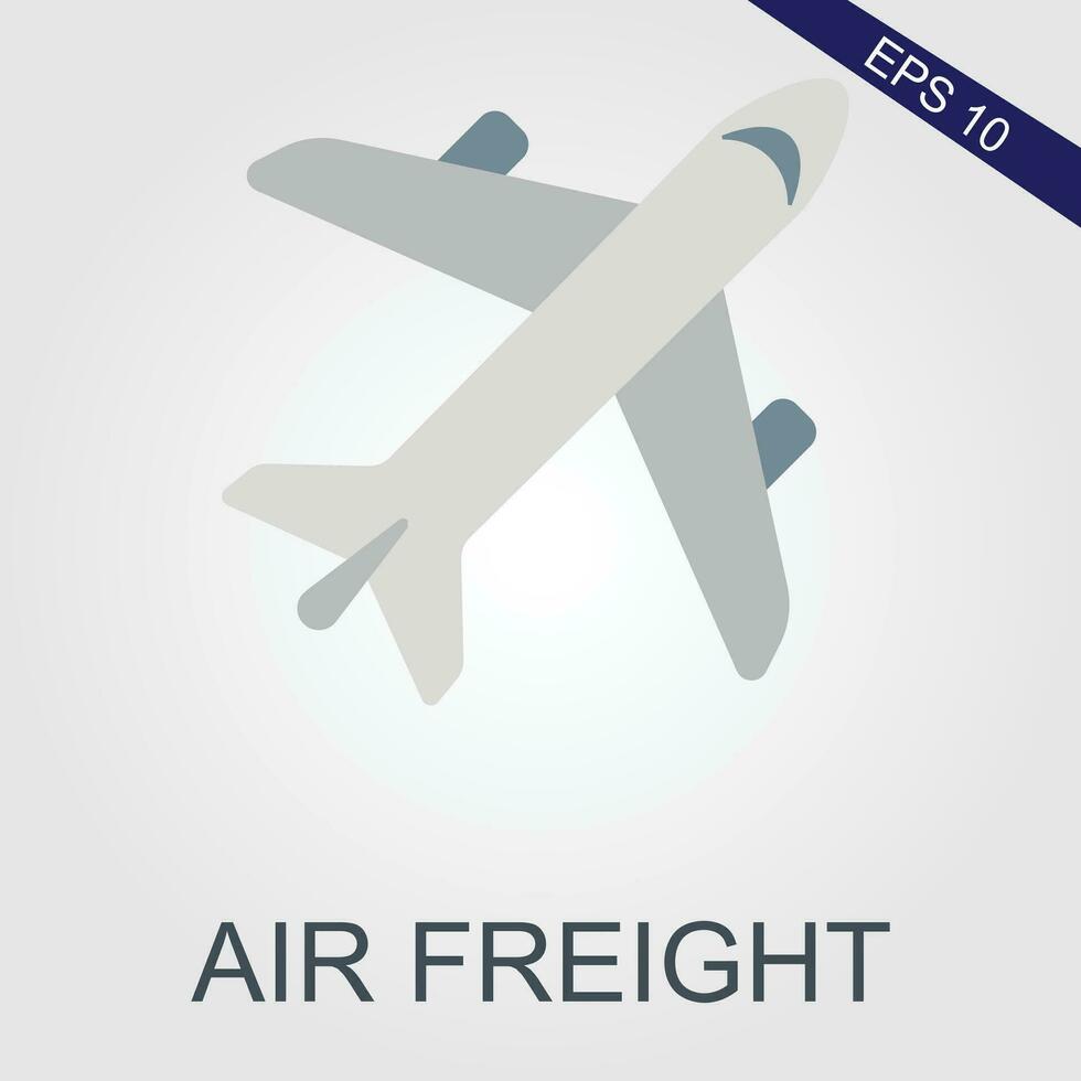 air freight flat icons eps file vector
