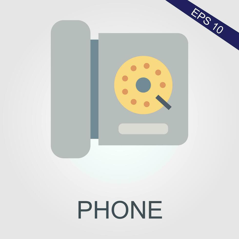phone flat icons eps file vector