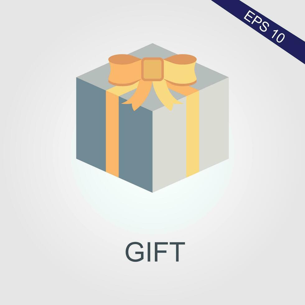 gift flat icons eps file vector